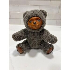 Robert Raikes Teddy Bear "Jamie" 5453 1985 Applause Wood Face‎ Collectible